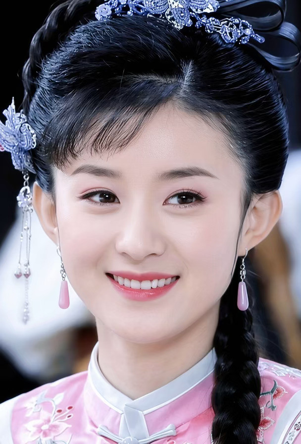 偷偷问圣僧，女儿美不美，女儿美不美#赵丽颖#女明星早期#女明星美图