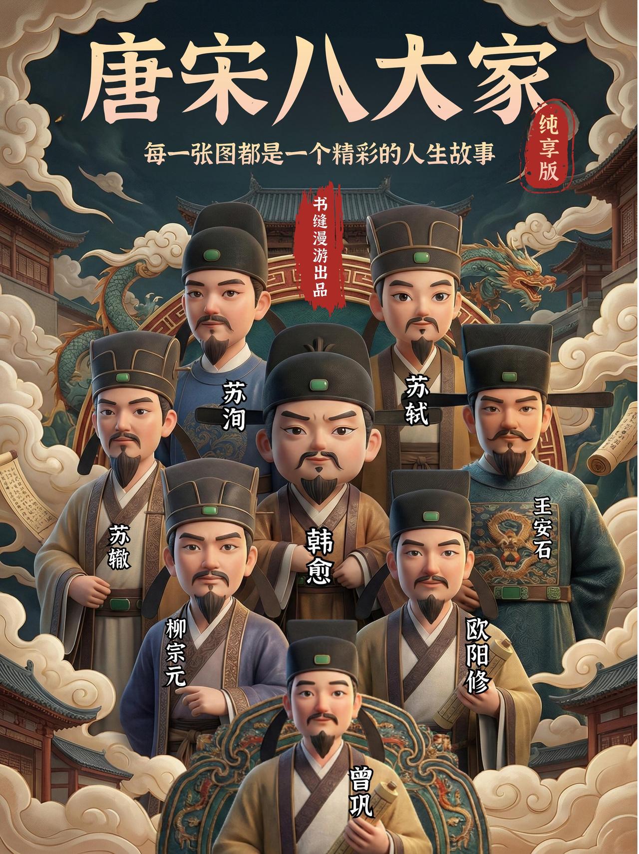 一组图读懂唐宋八大家...