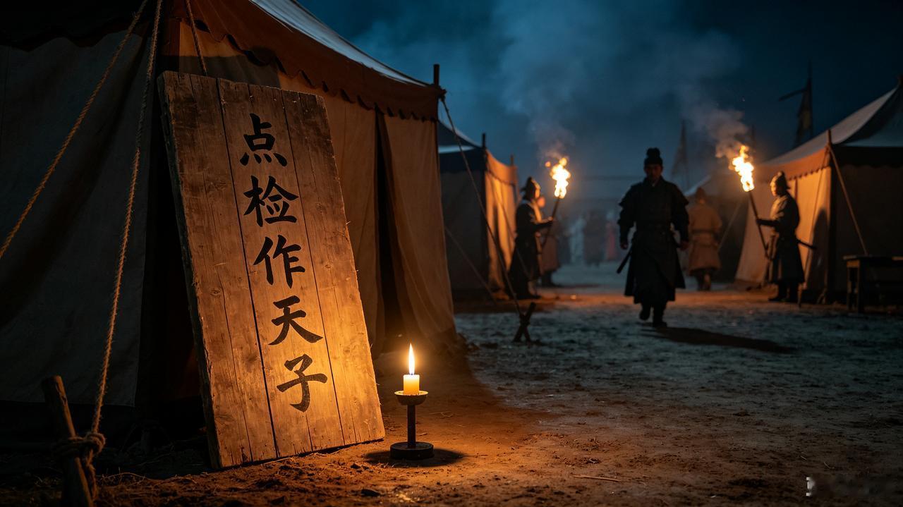 陈桥兵变的漏洞:1:“点检做天子”的牌子怎么就阴差阳错的来到周世