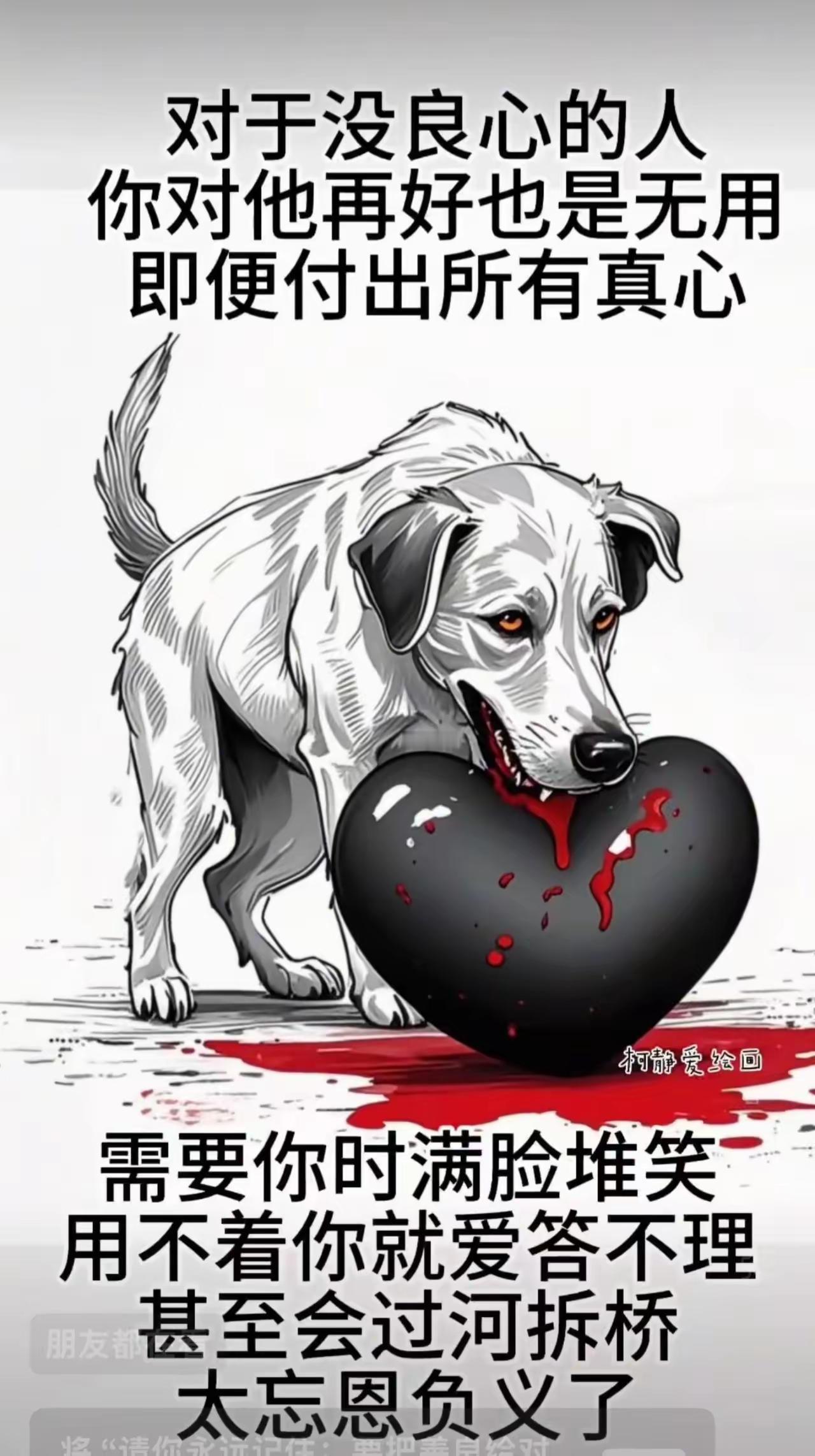 日久见人心，对于一个没有良心的……只能远离……