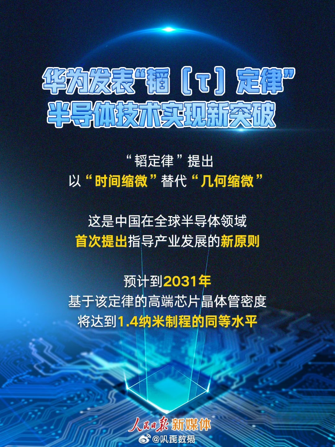 华为半导体领域新突破你可以寻着这个迹象，华为的芯片宣布有突破，而且华为Nova1