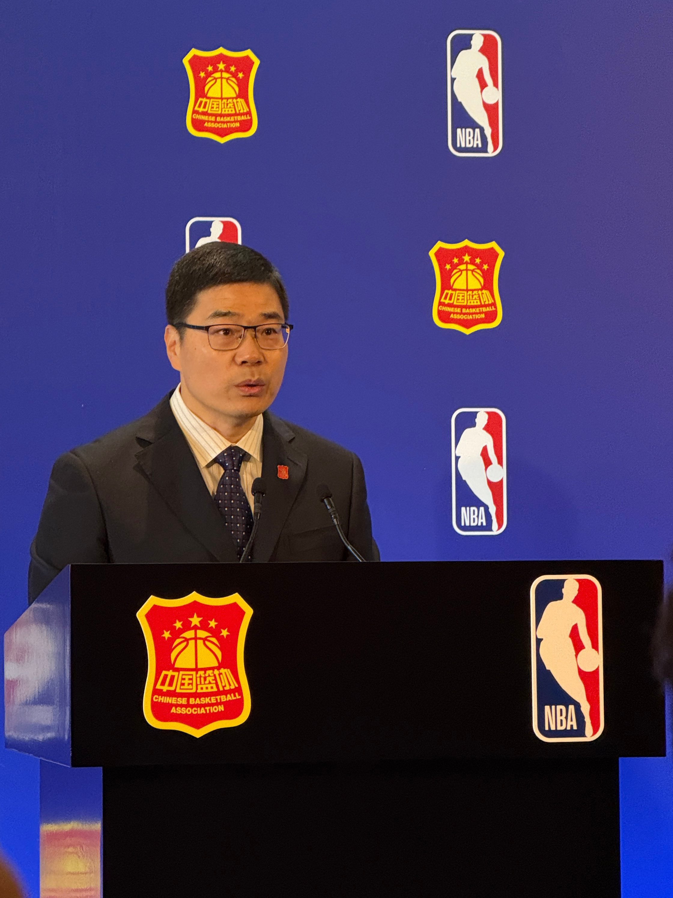 中国男女篮将参加NBA夏季联赛nba中国赛2025中国篮协与NBA达成战略合作