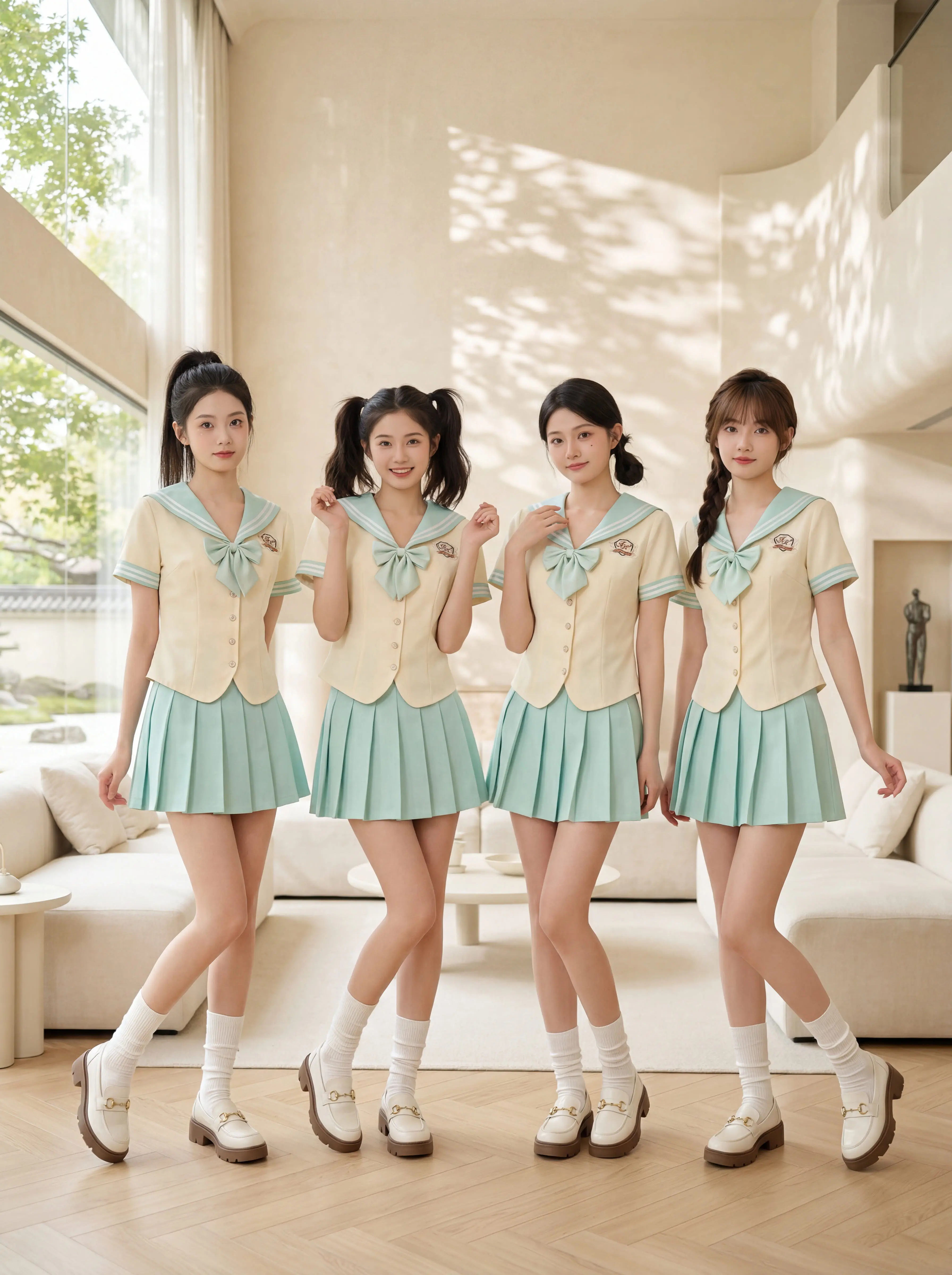 🍃棠越新品｜薄荷绿水手服，把春天穿在身。棠越 2026 春季新品「云...