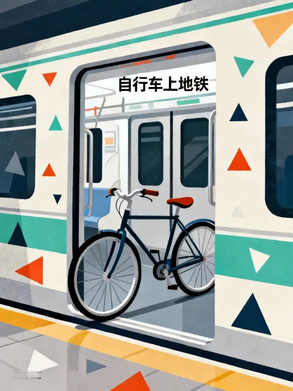 明天开始，北京自行车骑行爱好者周末可以携带心爱的自行车进地铁，坐地铁去远方或郊区