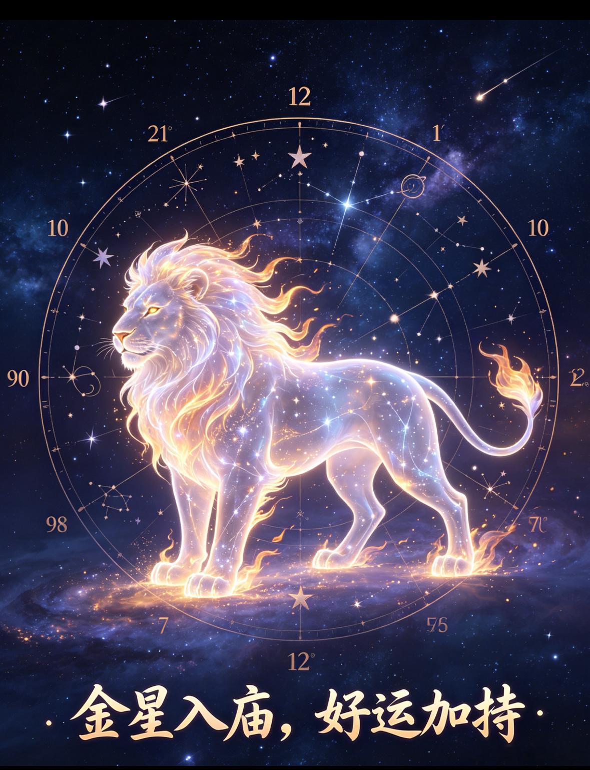 6月13日金星进入狮子座💫未来二十多天，好运围绕狮子左右专属好运已签收📩爱情