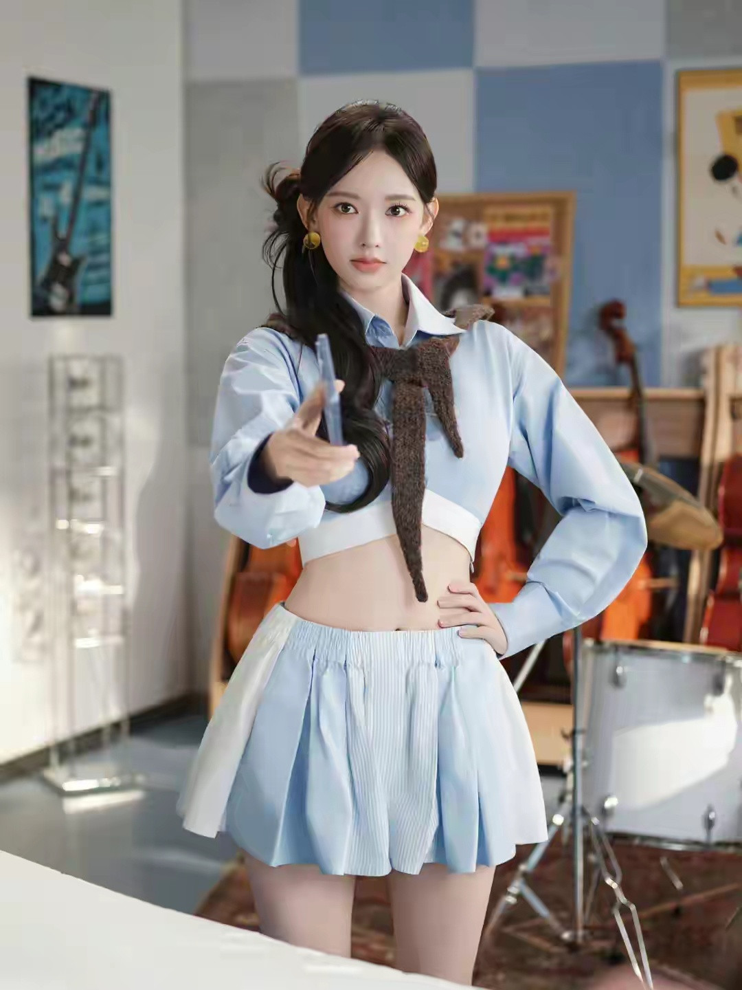 程潇最新物料，不得不说身材真好～