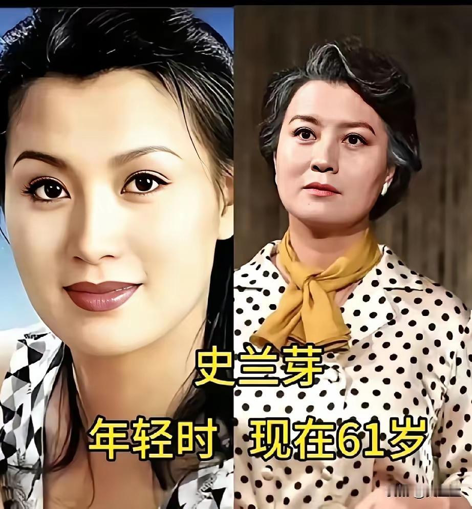 5个女明星今夕对比图！年轻时候的史兰牙真的是明艳动人，长相大气，这长相确实是