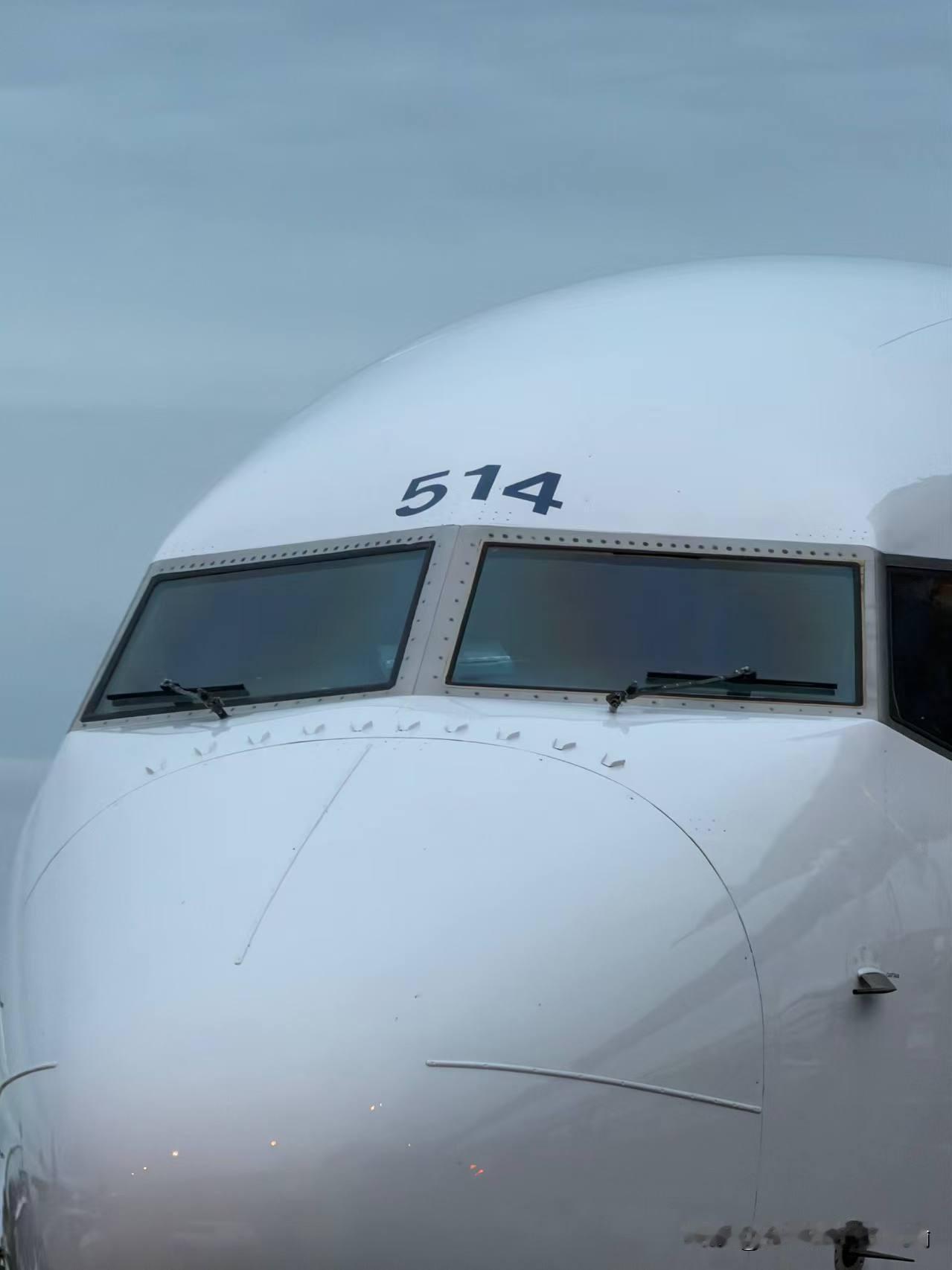 话说飞机上也有雨刷吗？