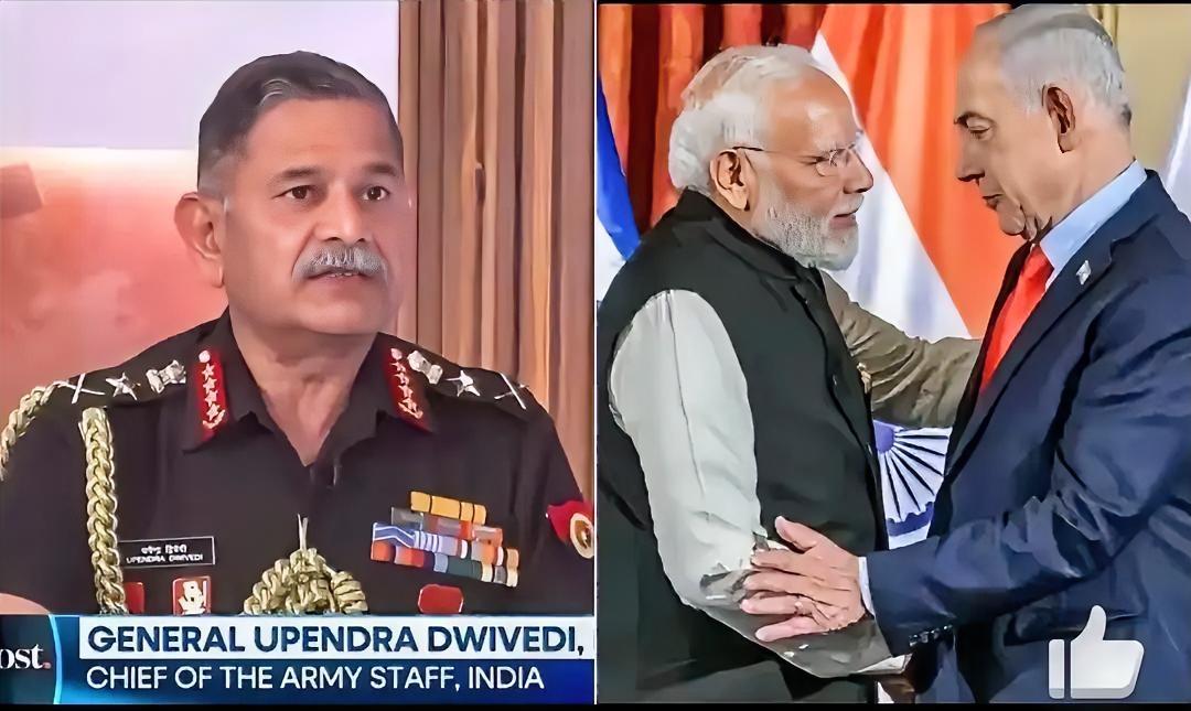 没见过这么不要脸的。印度陆军参谋长在电视节目中说，印度作为以色列的战略伙伴，有责