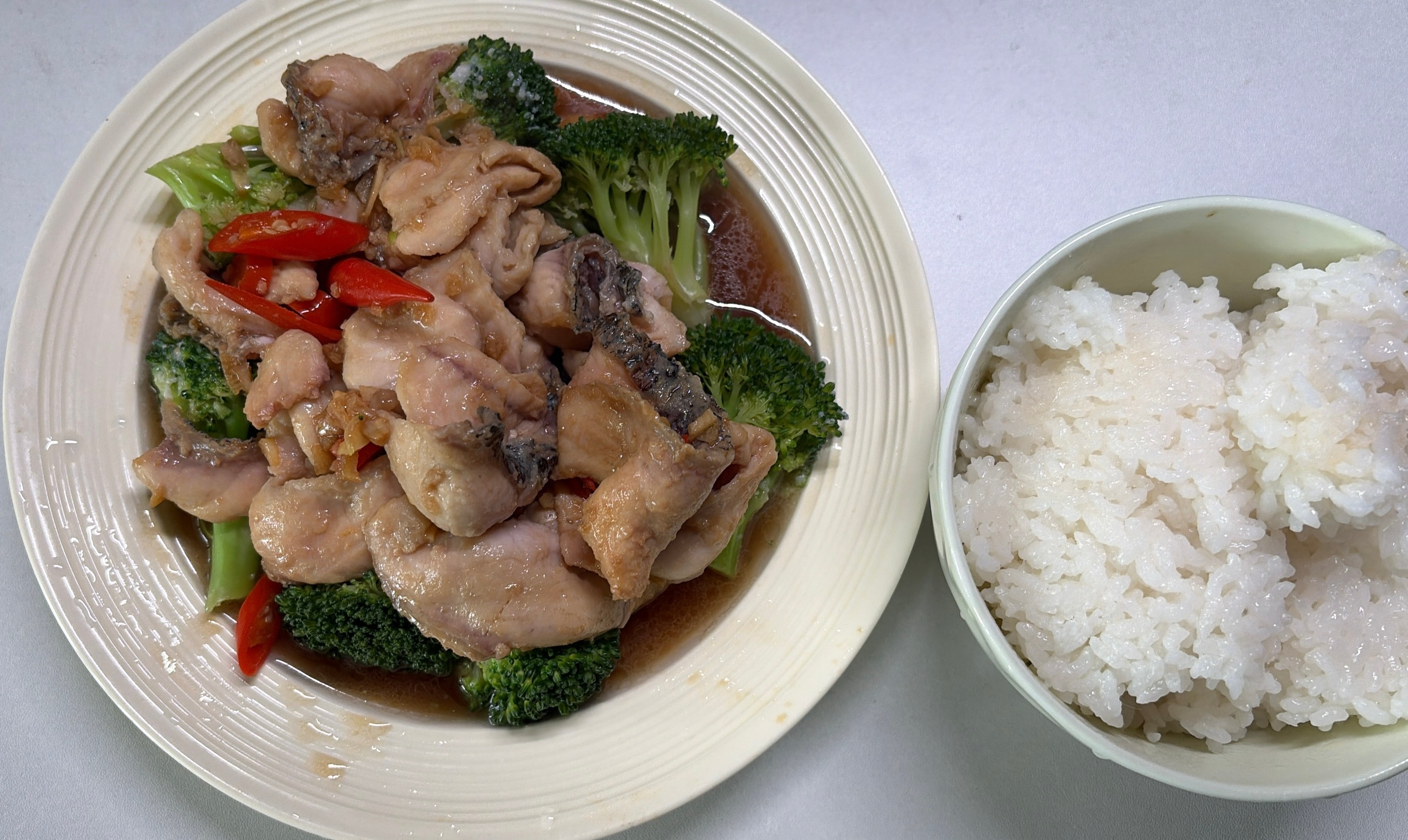 小炒鱼片香迷糊了