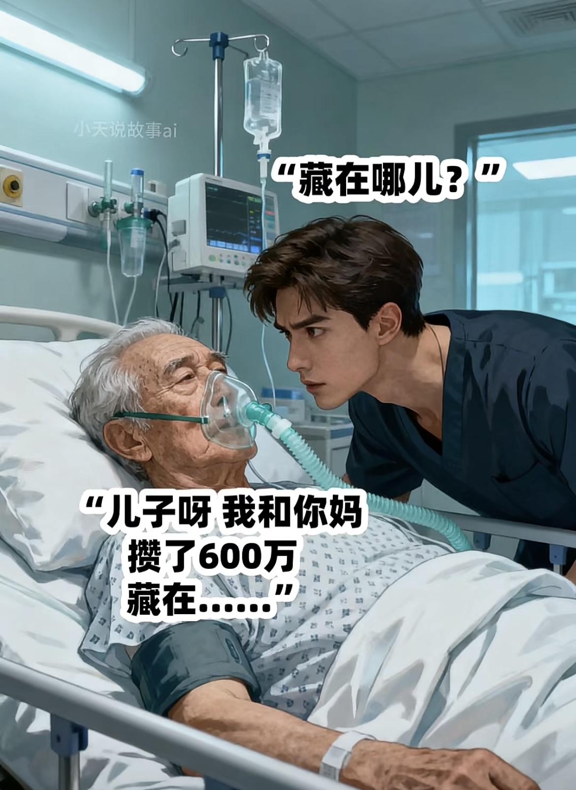 “老爷子，话不能说一半，留一半啊”