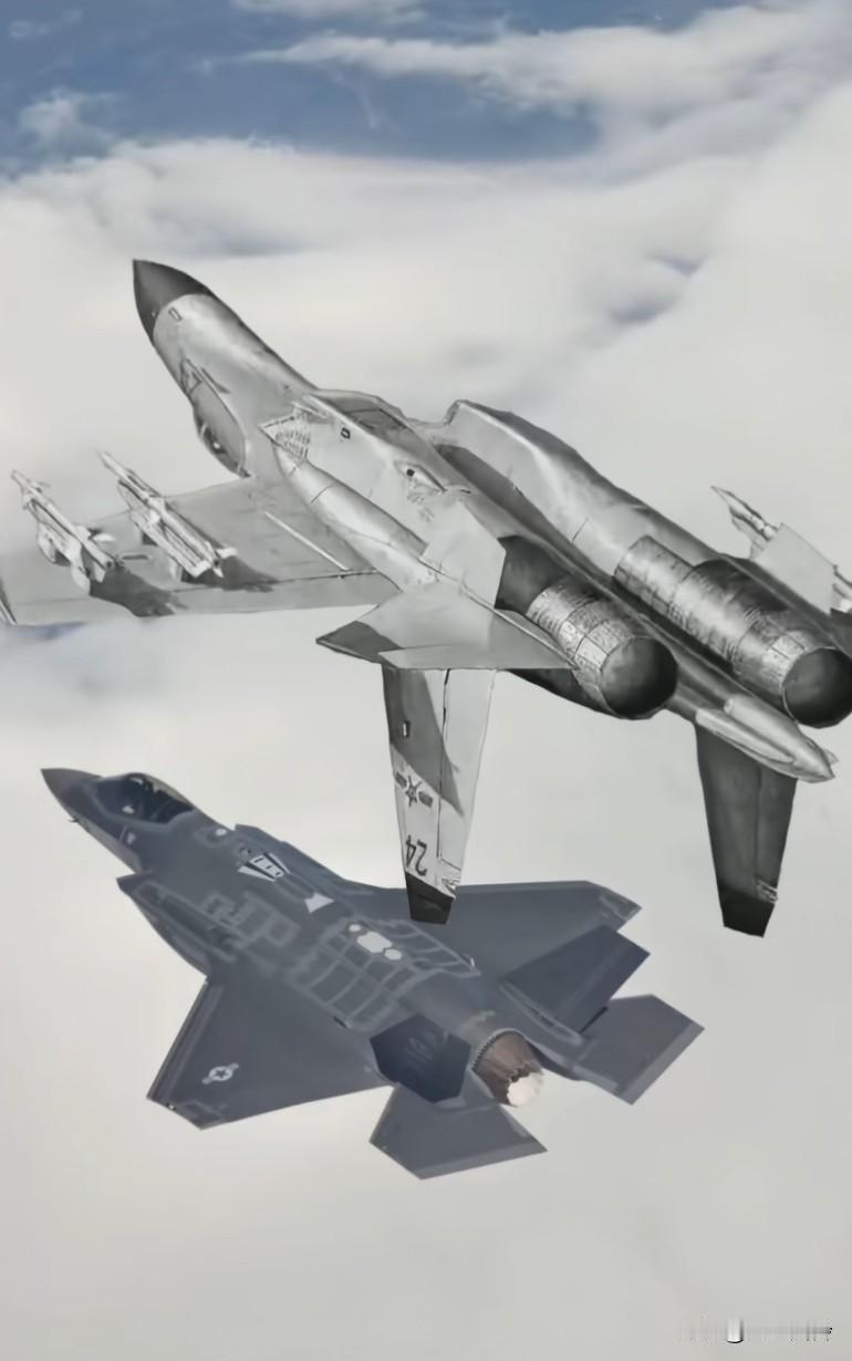 东海上空，两架美军F-35试图凭借隐身优势，渗透我国东海防空识别区，被我方地面提