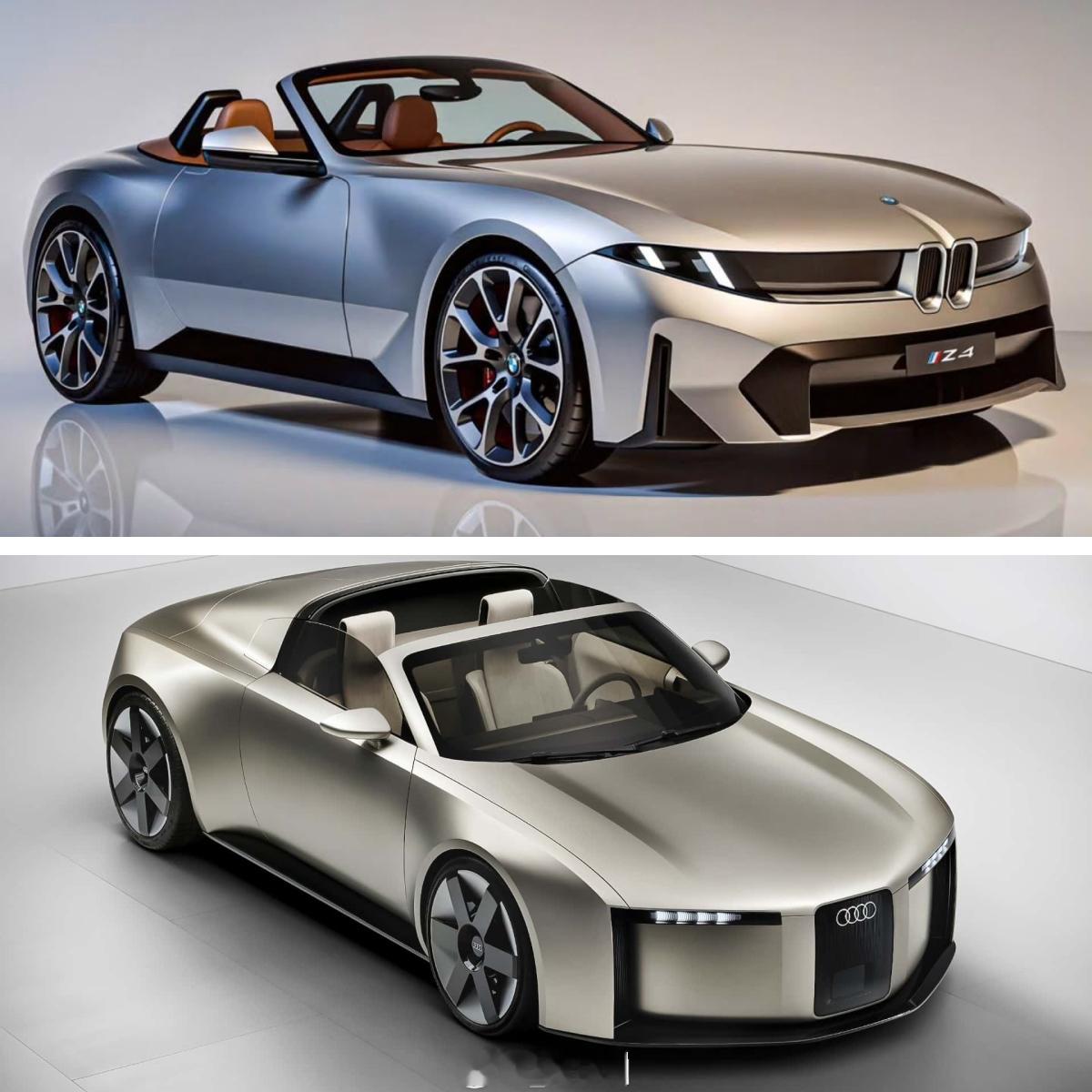 奥迪宝马奥迪TT和宝马Z4未来都将由纯电车型继任，哪家的新设计语言更好看一些