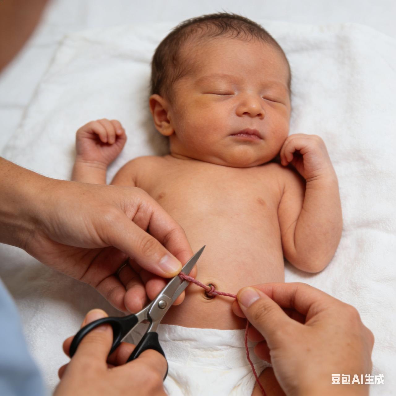 新生儿剪脐带被剪断手指近日，某地一新生儿在分娩过程中遭遇医疗意外，医护人员剪断