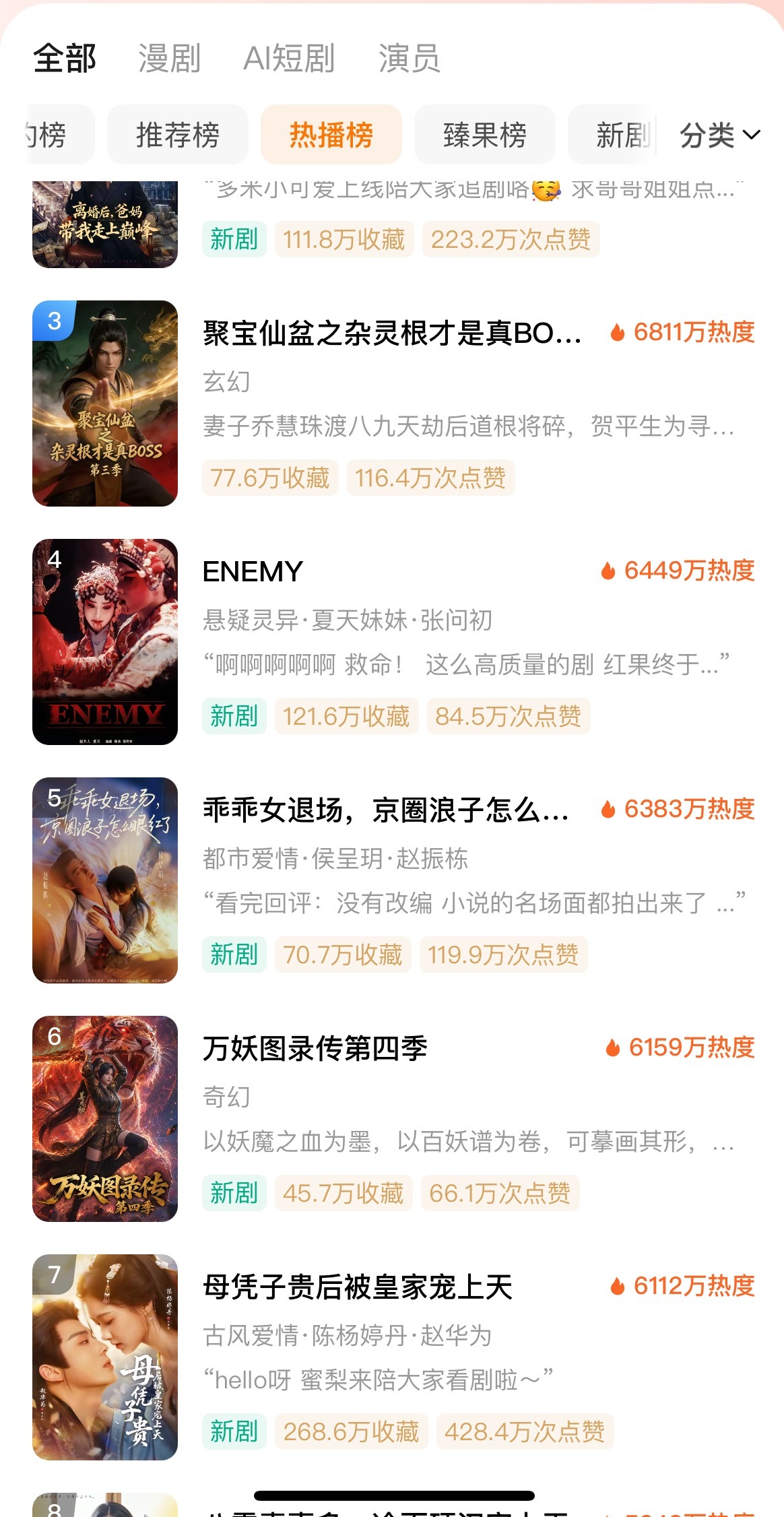 5.13红果热播榜，我之前就说红果要“百花齐放”，红果想要，红果得到——有大厂双