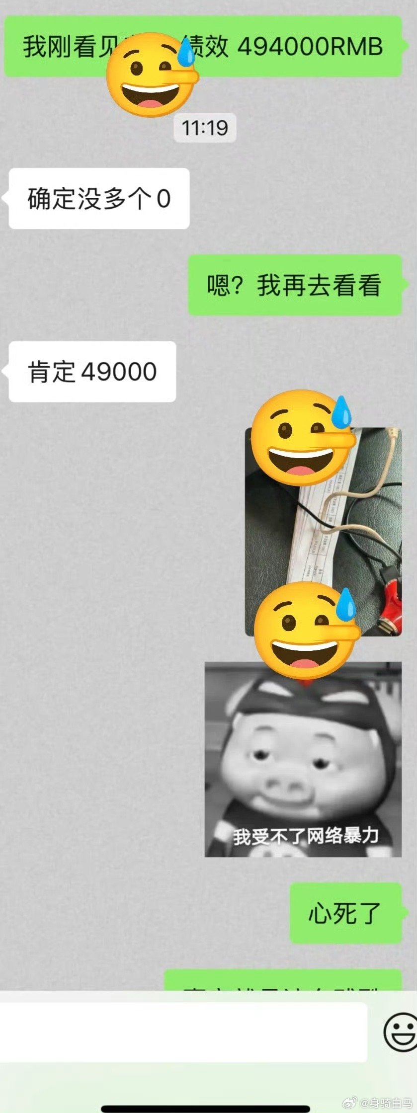 不小心看到了领导的绩效绩效反人类