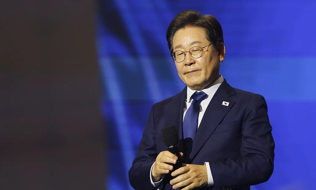 李在明形同已经当选，重点介绍对美政策，对华政策一笔带过韩国总统选举几乎在选举之