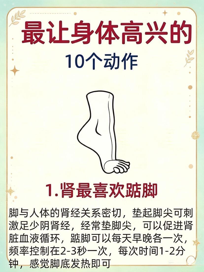 五脏都爱的10个养生小动作｜随手做超舒服不用复杂功法，10个简单动作对应养护全身