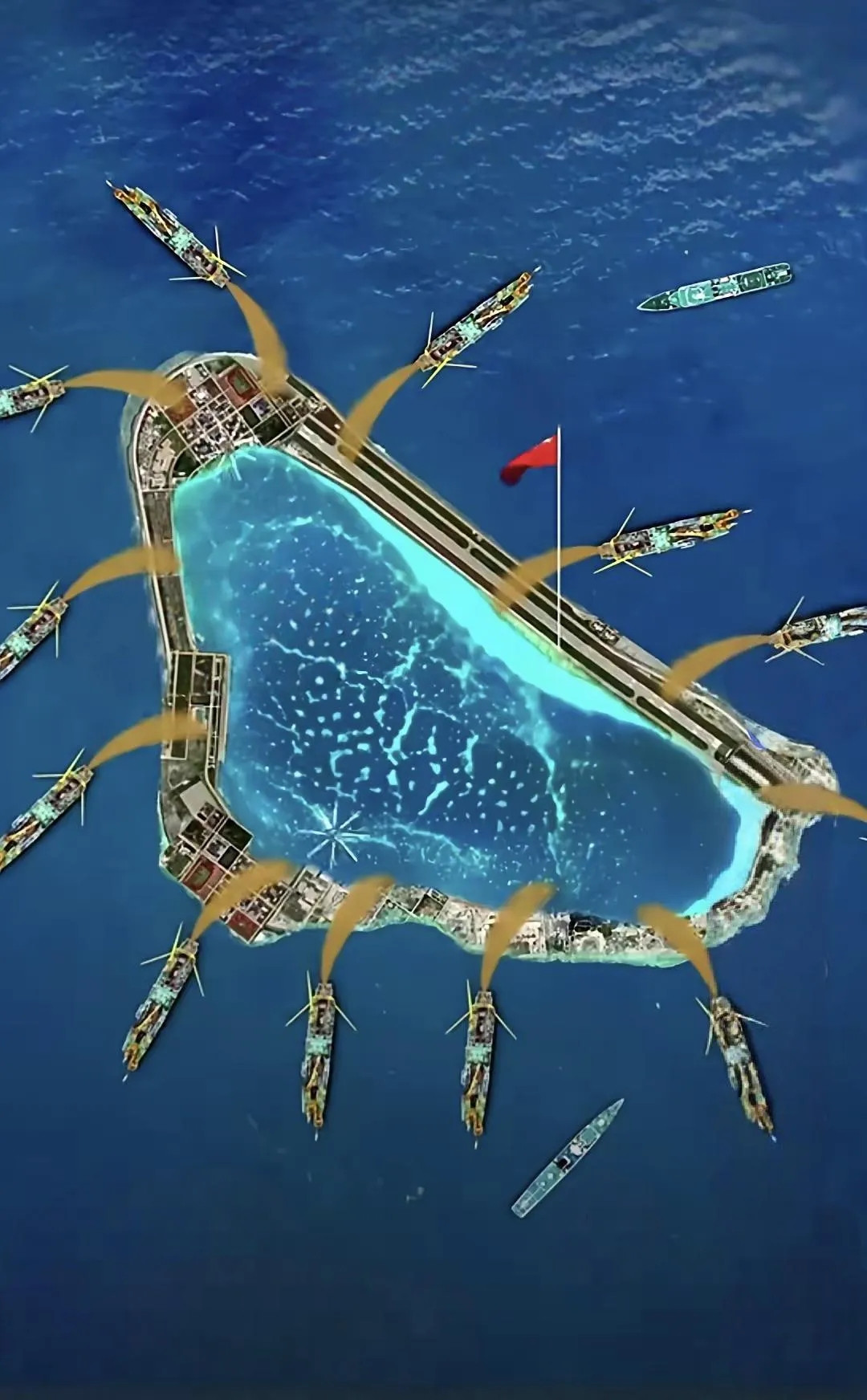 关于黄岩岛的填海造岛问题，实际上中国完全有能力进行操作，完全不必过度担心其他域外