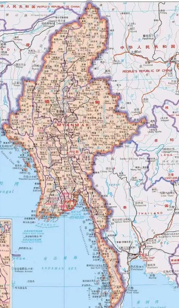 缅甸最大困扰是北方有个大国！缅北常年不停的战火。这片十多万平方公里的土地，从