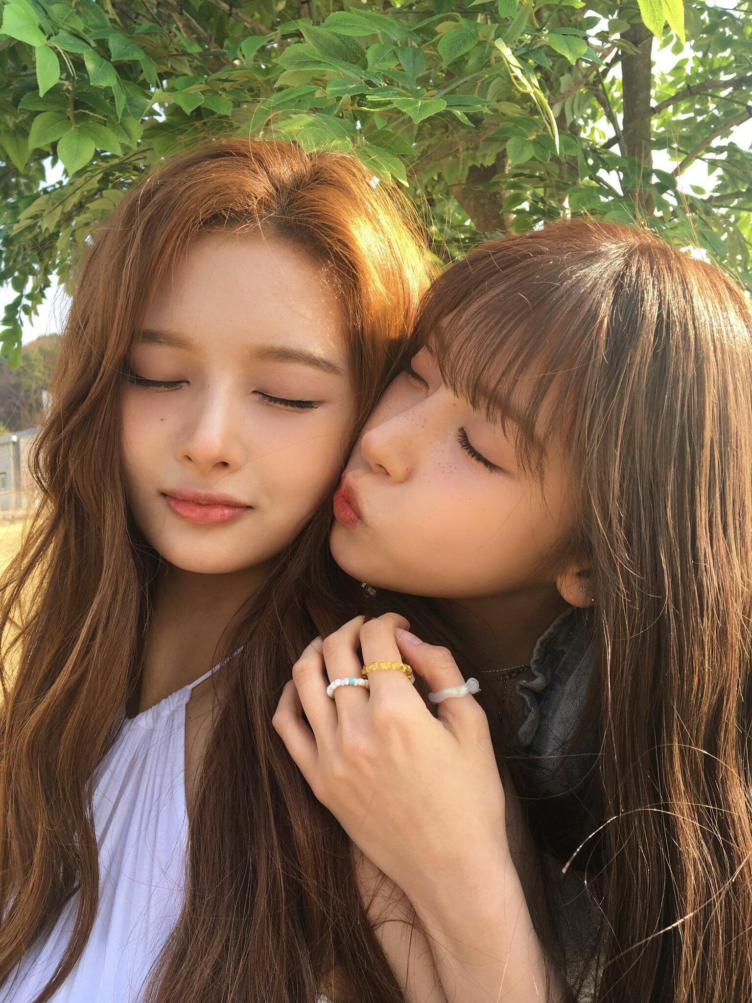 SULLYOON雪允、JIWOO金智羽空气像青苹果🍏