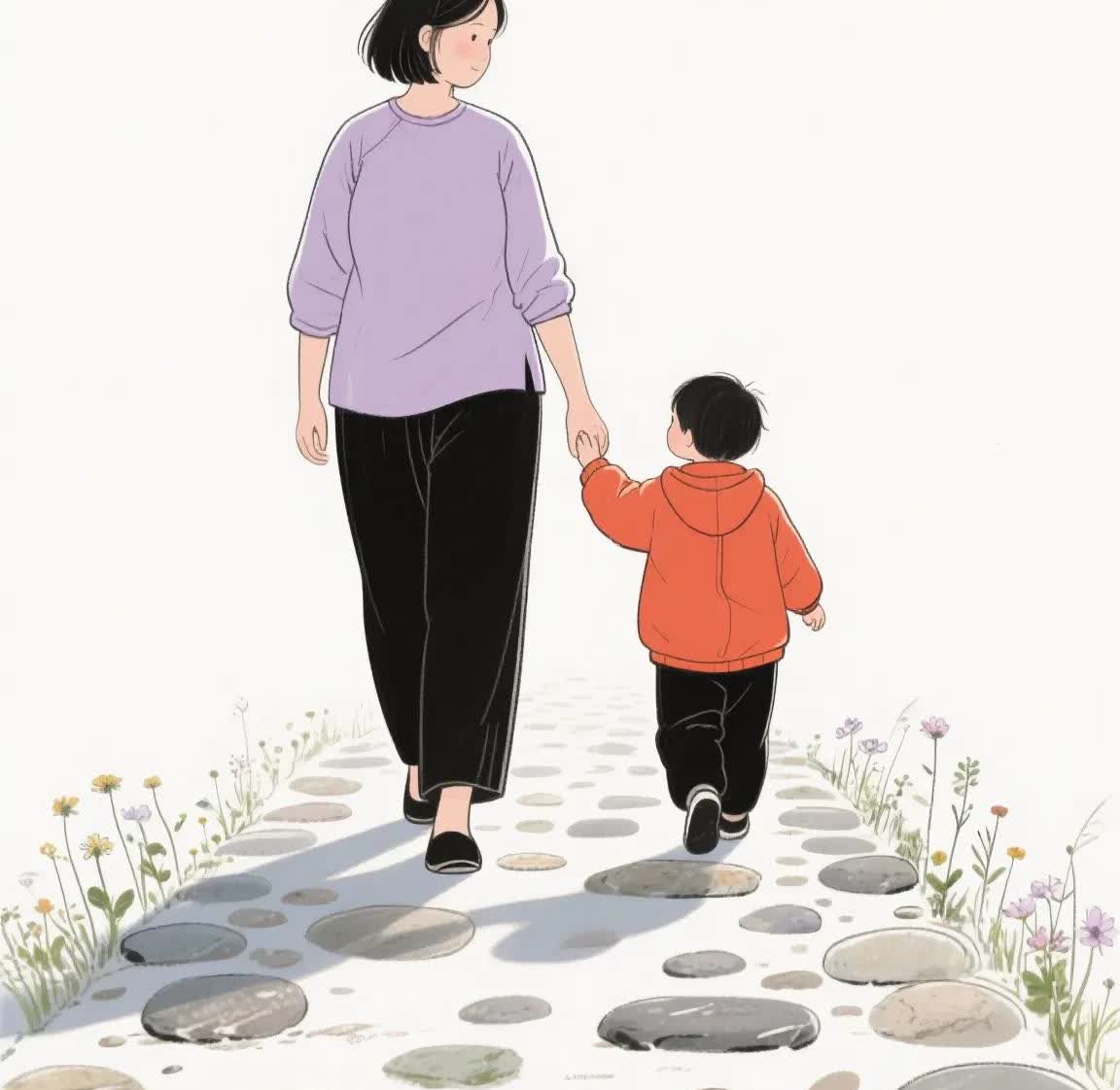 刚才刷到一个03年的妹子，不上班全职带娃，老公一个月5500，还能存2000。