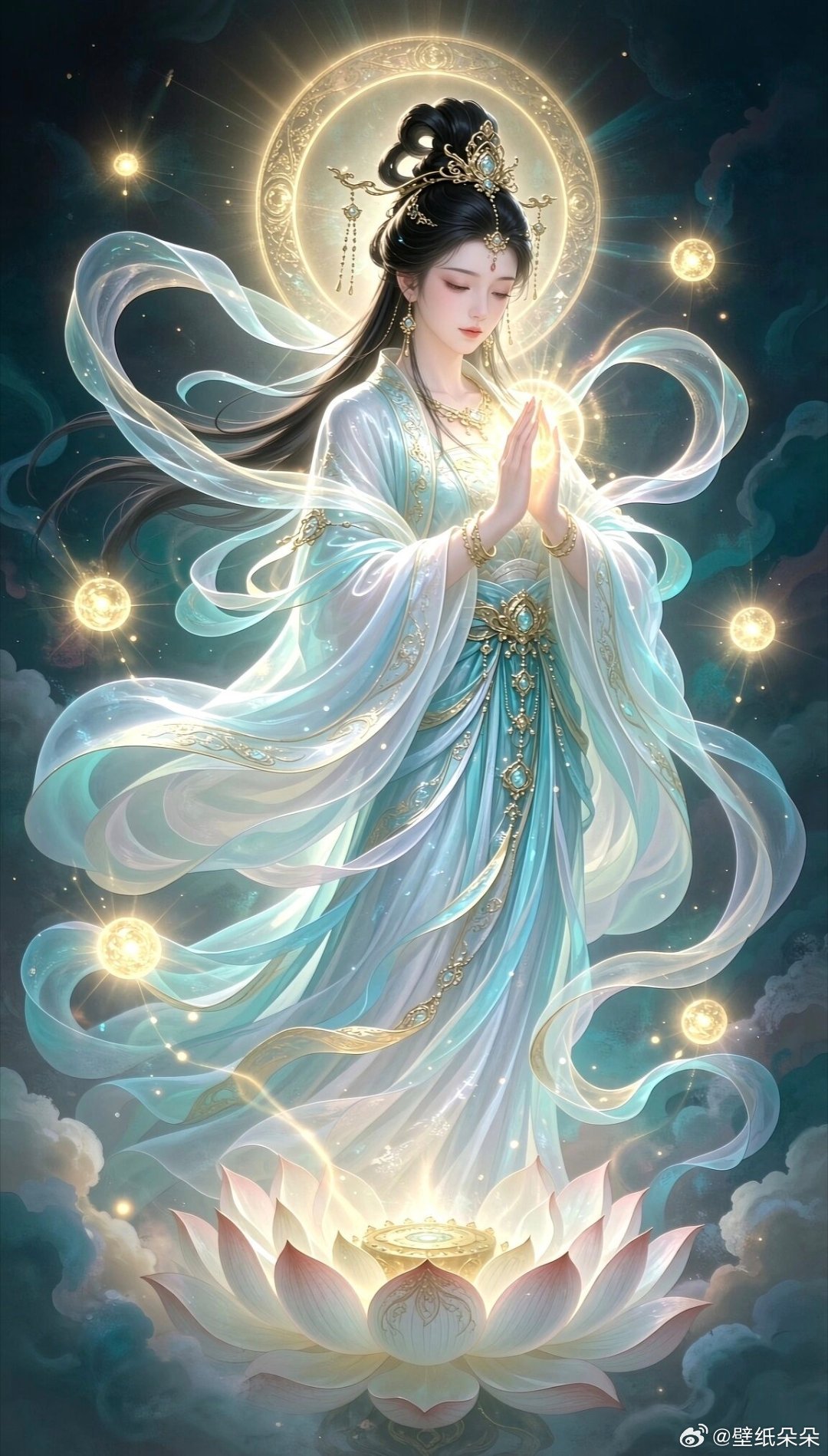 大慈大悲观世音菩萨赐福护佑壁纸丨心存善念，有求必应[祈祷][祈祷][祈祷]有缘
