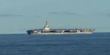 美国航母动不了！很多人以为是被伊朗的导弹吓住了。错了！真相是，白宫的刹车片被盟友