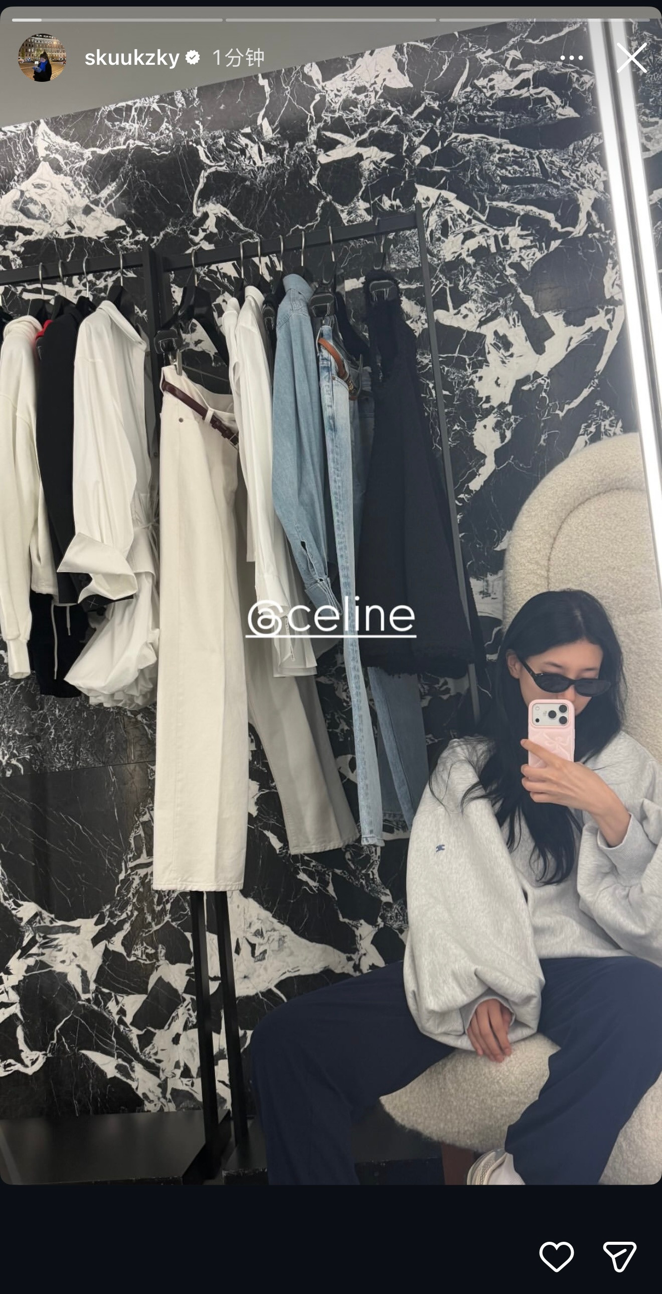 裴秀智【Instagram】裴秀智celine全球品牌大使260616