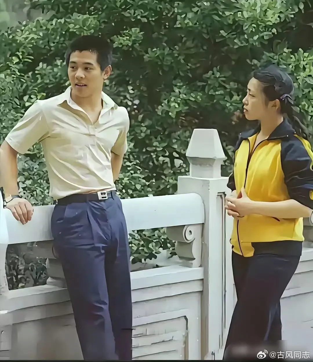 早年的李连杰和黄秋燕那时候好青春靓丽啊
