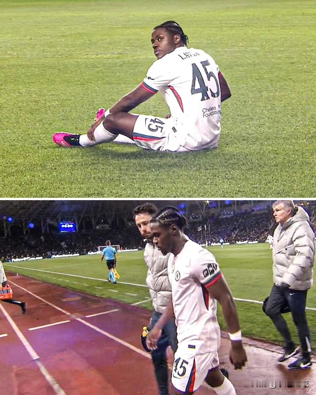 玻璃人属性？切尔西的罗密欧·拉维亚再次受伤……，自2023年加盟蓝军以来他的伤