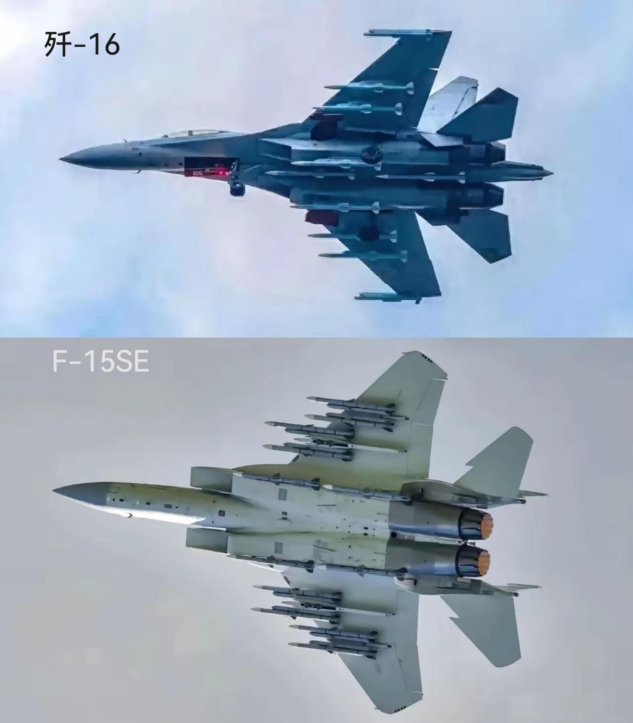 F-15SE挂载秀挂点23个，最大载弹量，据信可达到13.4吨，乖乖，都快赶上中