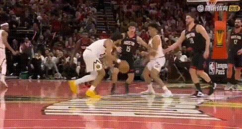 第2节10中7、3分6中4，单节狂砍18分（图1-7）率领火箭反超掘金！看看图