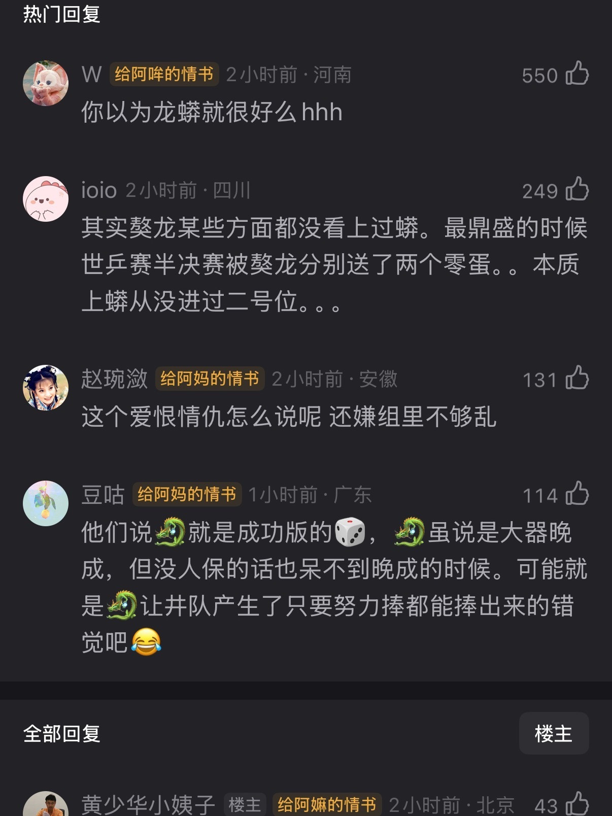 当年的龙蟒獒有矛盾么？​​​