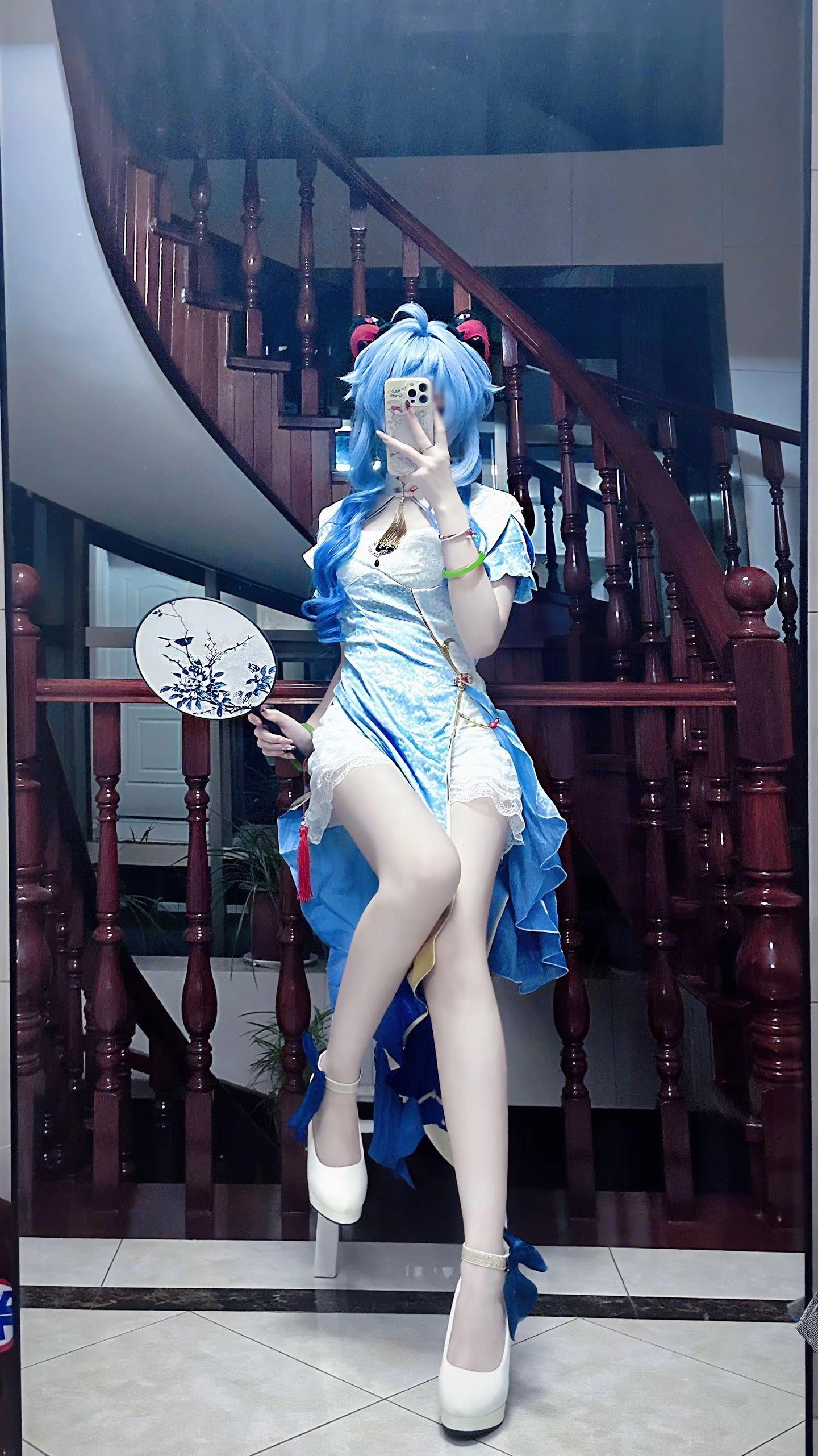 甘雨 cos 旗袍