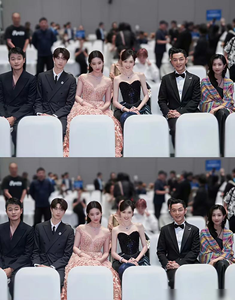 别再吹什么“珠圆玉润”了。看看红毯上的真面目。刘亦菲，2025白玉兰那身