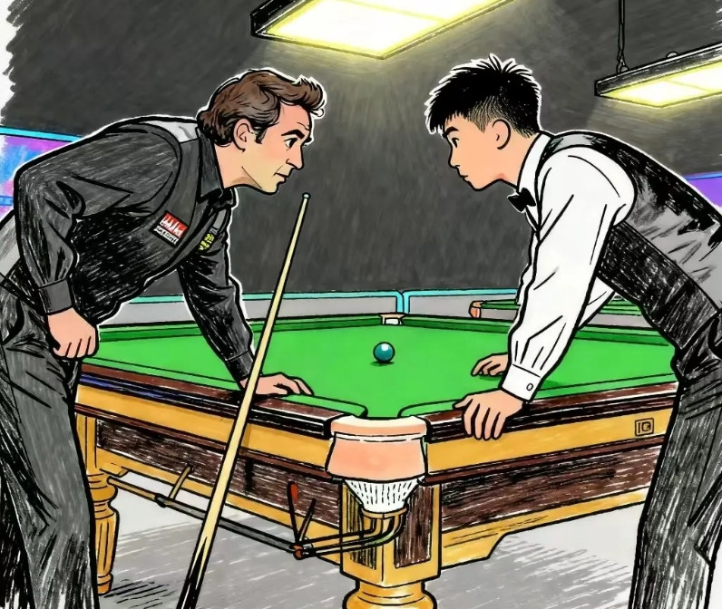 球迷都知道奥沙利文和赵心童关系好，国际锦标赛比赛过程再次印证了一个道理：关系好，