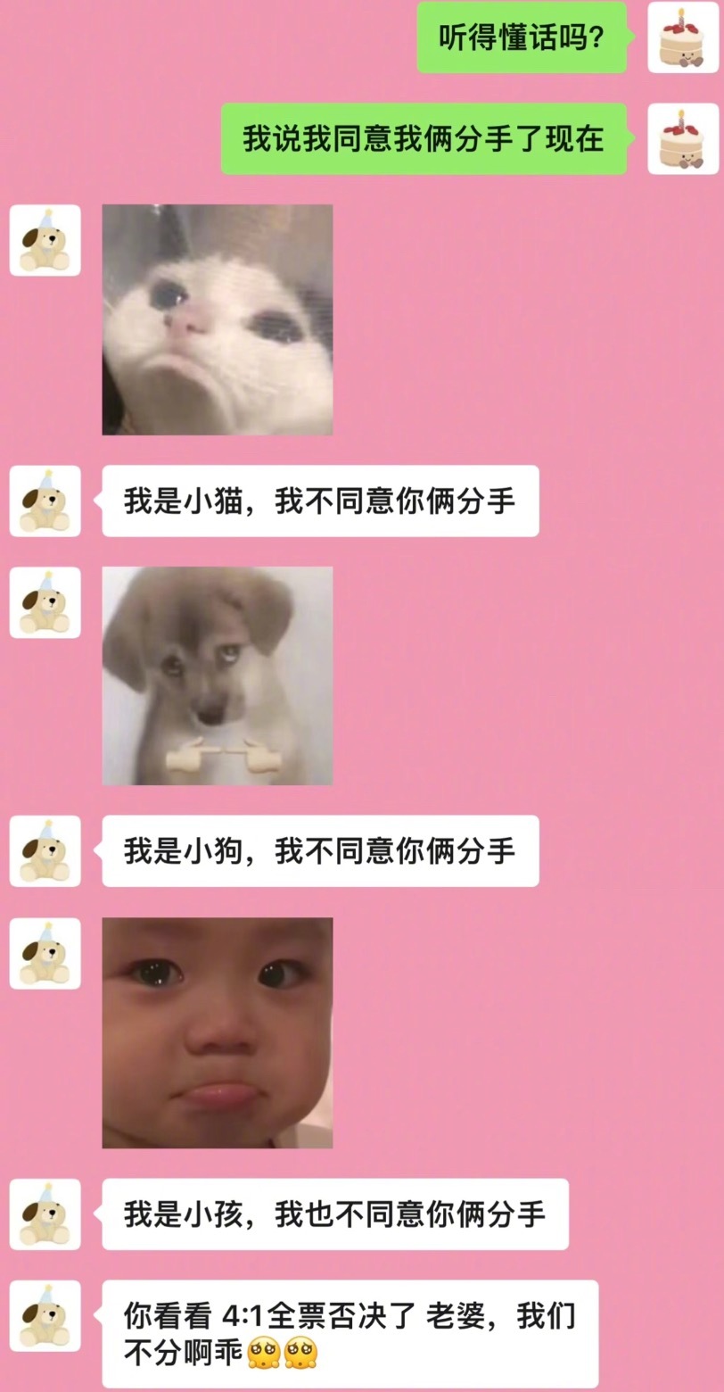 当你和小狗男友吵架后：