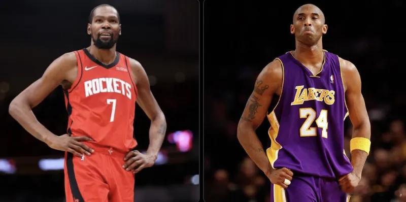 NBA杜兰特生涯10场50+，只等于科比06-07一个赛季的量！NBAMem