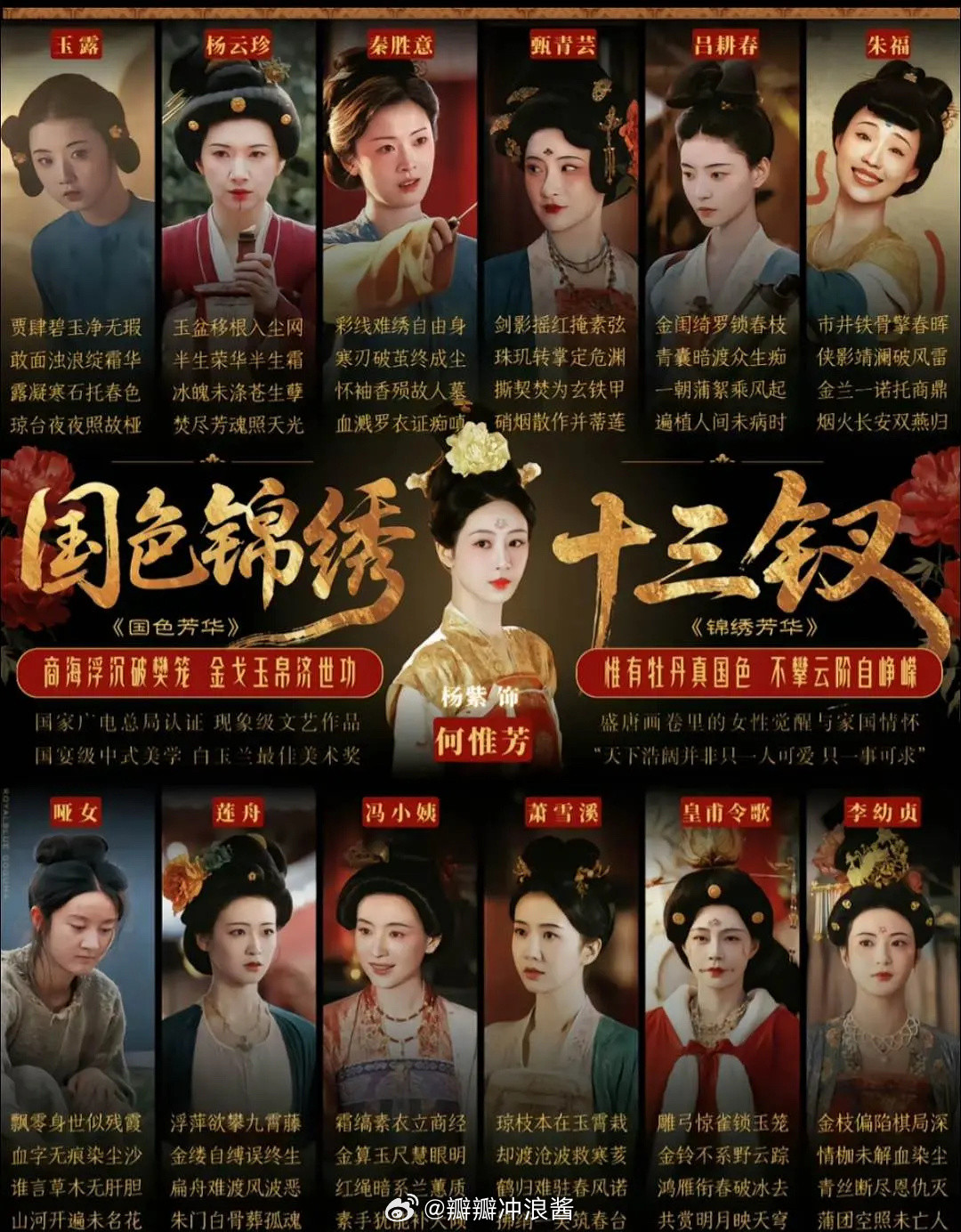 这么有才华的剧粉是第一次见，紫粉作词作图剧宣玩梗都是一流水平。​​​