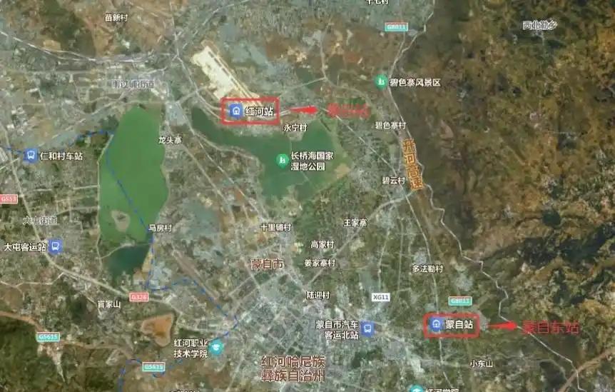 红河站轻启“蒙自扉页”：2元公交，晕染蒙自交通新画卷红河站作为红河州交通枢纽