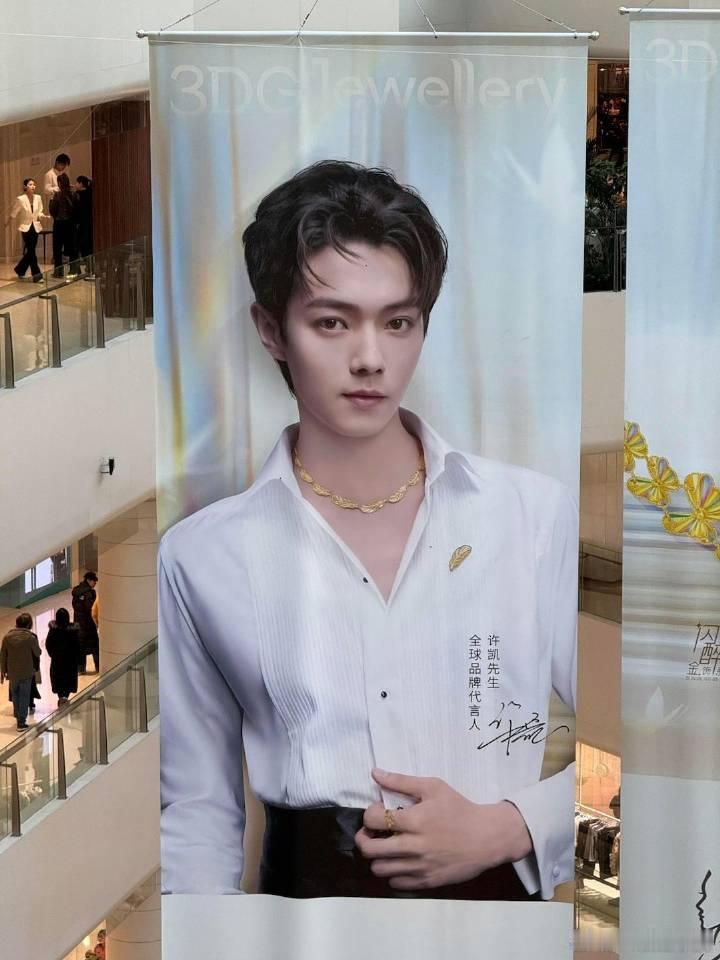 许凯天津万象城巨幅地广！好震撼的排面！燥侯soso1.17线下活动