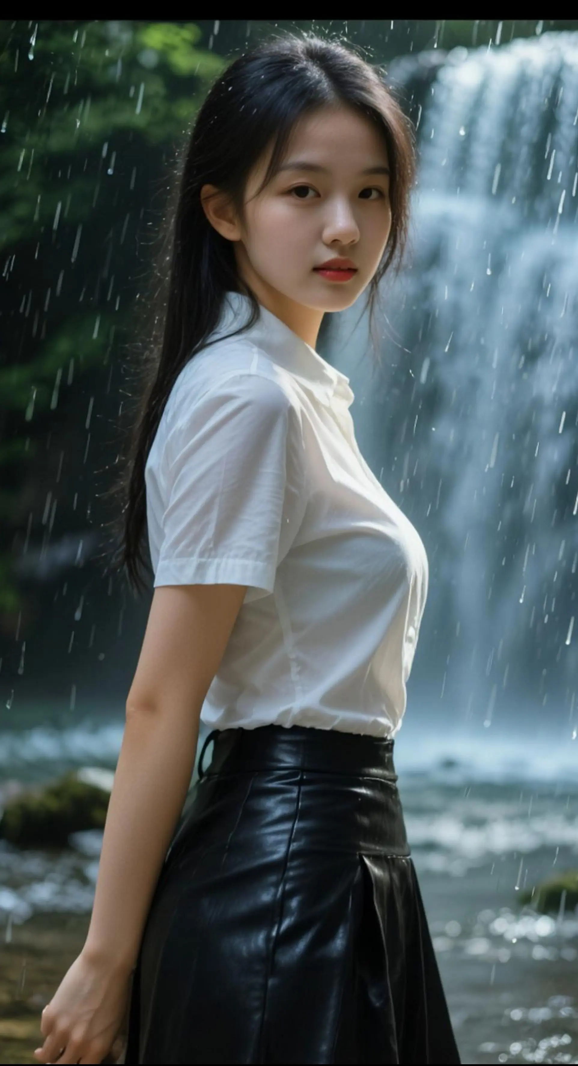 AI雨景清新照 ai创作