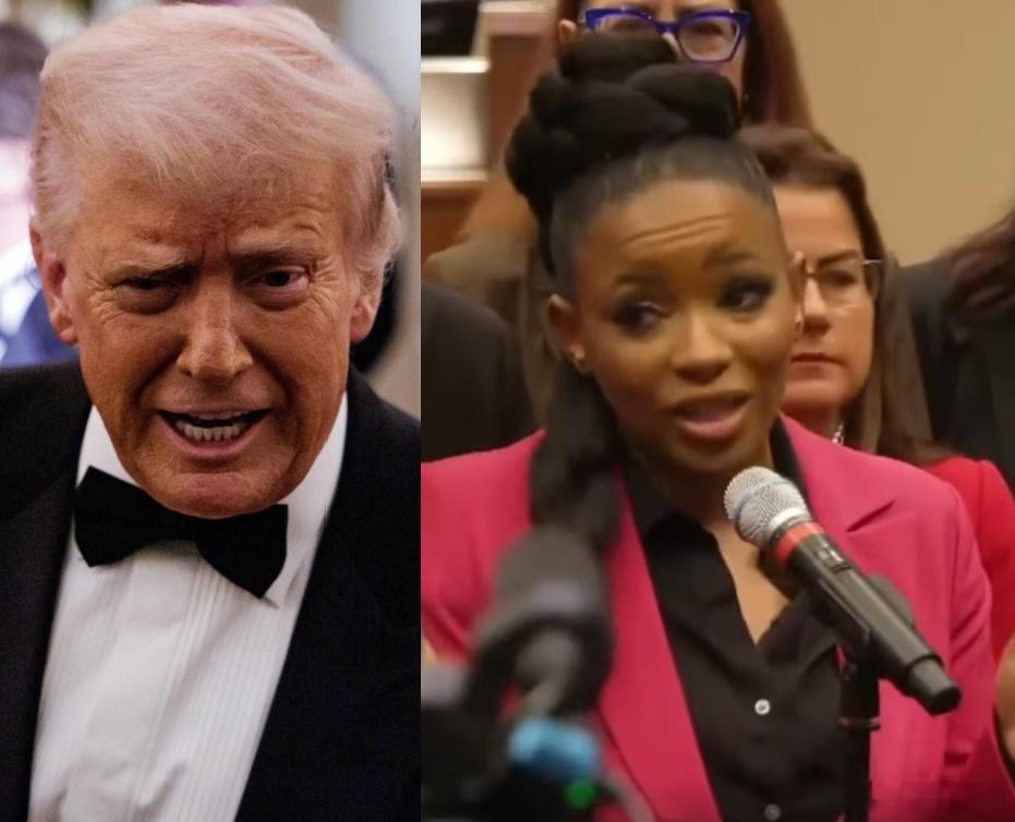 ‼️民主党国会女议员贾斯敏·克罗克特对唐纳德·特朗普骇人听闻的种族主义言论进