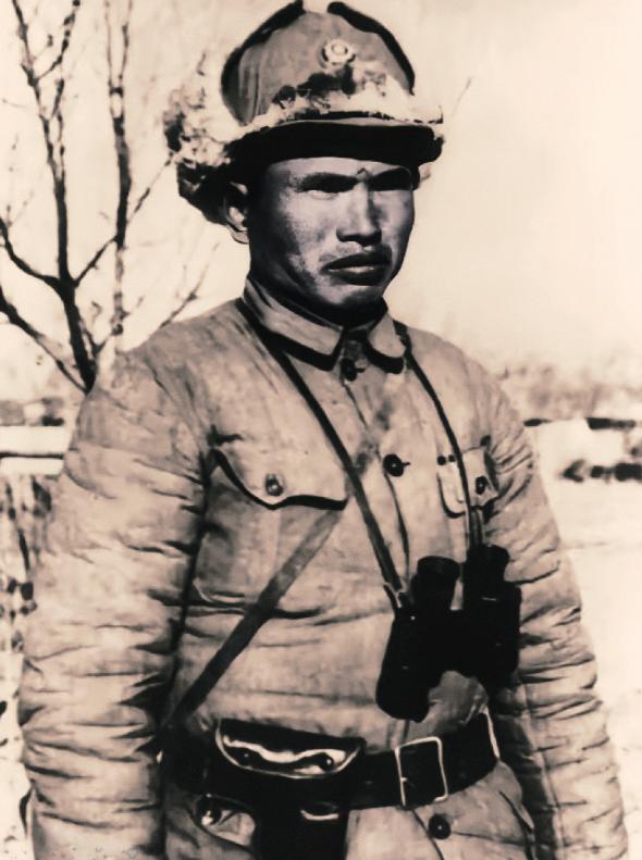 1938年2月21日，山西川口岭的山坡上，八路军115师343