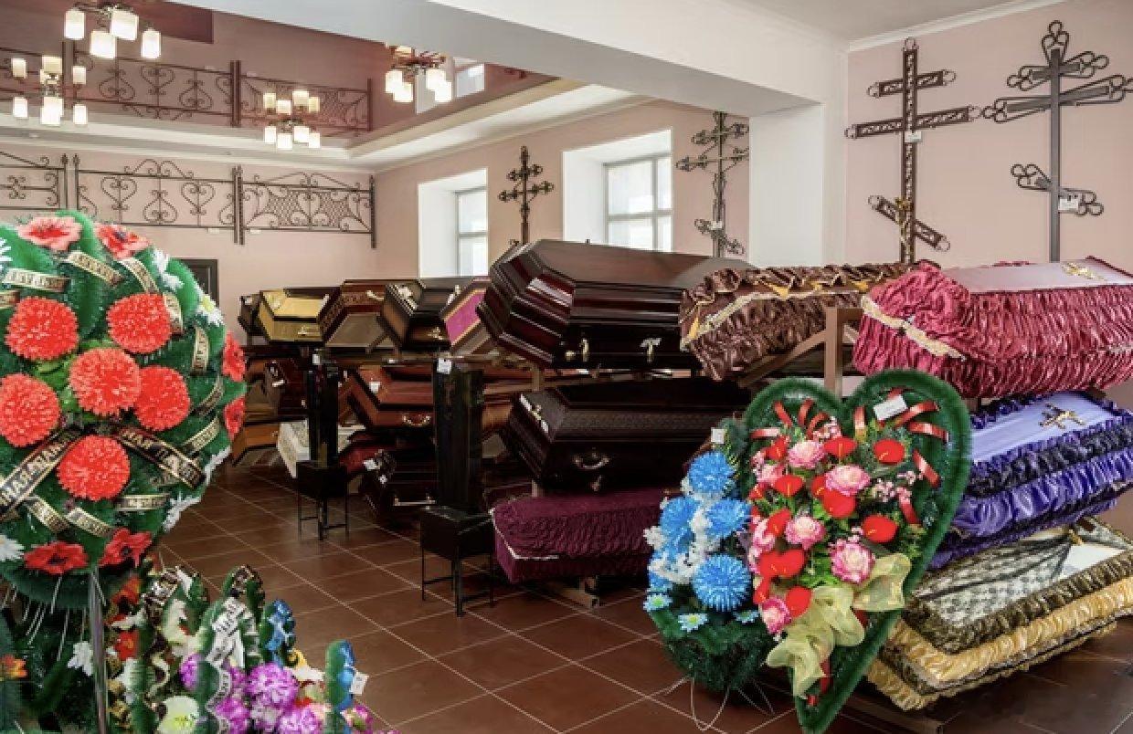 ‼️俄军死亡率在战争损失的背景下持续增长。俄罗斯殡葬行业抓住