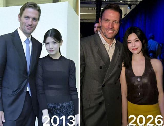 42岁陈妍希米兰看秀，13年了状态满分，好像参加了满40减20活动