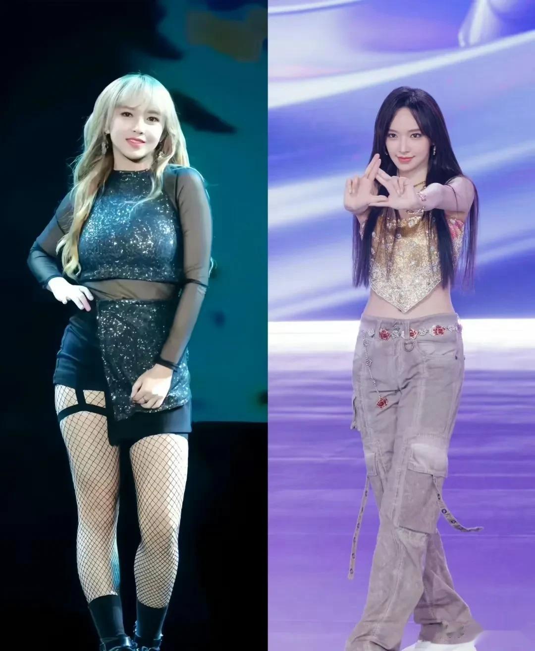 程潇还是胖一点更好看，瘦下来感觉脸上的胶原蛋白都流失了，我喜欢她原来的脸配现在的