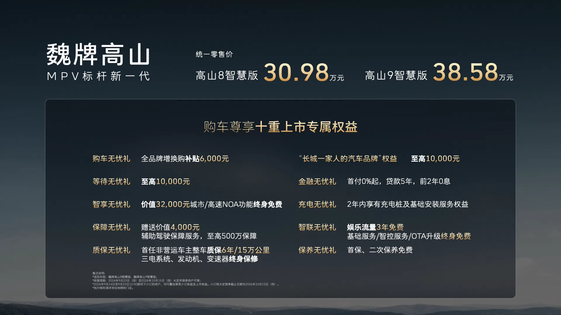 这发布会也太简洁了[笑着哭][笑着哭][笑着哭]8分钟就讲完了，净捞干的说价格我看了一下高山8智慧版