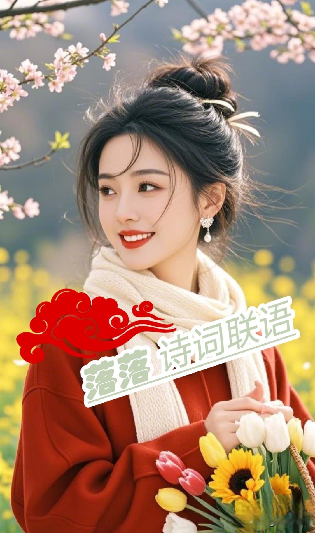 [玫瑰]上联：风陵渡口花如旧[玫瑰]上联：笺中岁月长，落墨